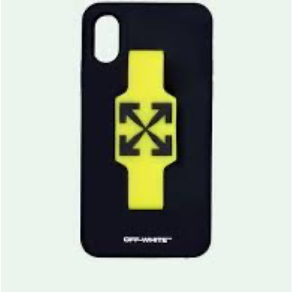 OFF-WHITE IPHONE XS MAX FINGER GRIP COVER CASE WITH LOGO - Picture 3 of 8